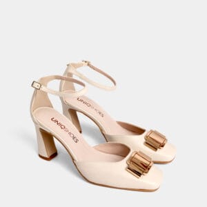 Zapato de Salón (6cm) de punta cuadrada y Aplique