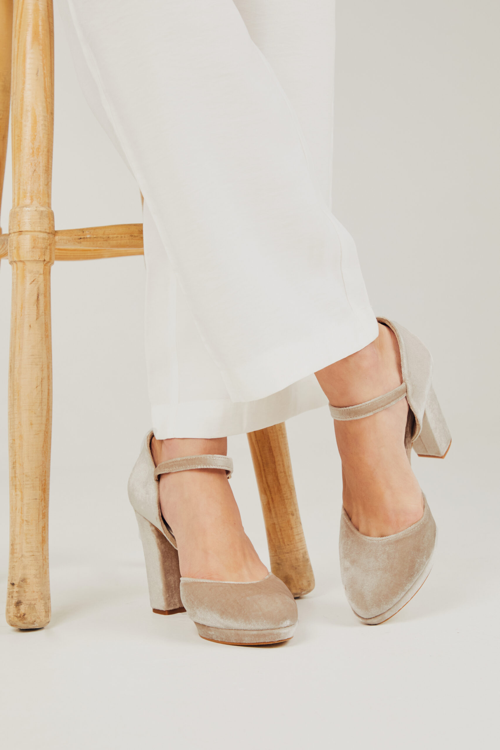 Zapato de Salón para novia: Chicago con tacón de10cm 1 Salón de Novia alto