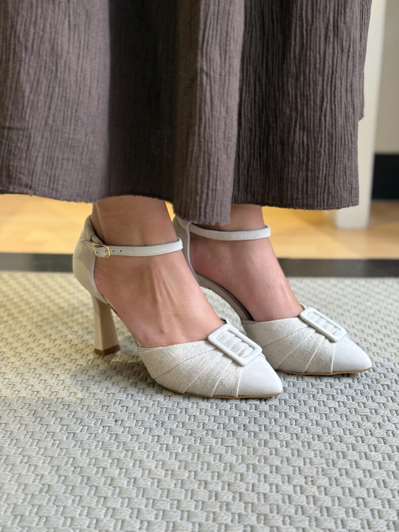 Zapato de salón maría, versión 3, tacón alto y trompeta